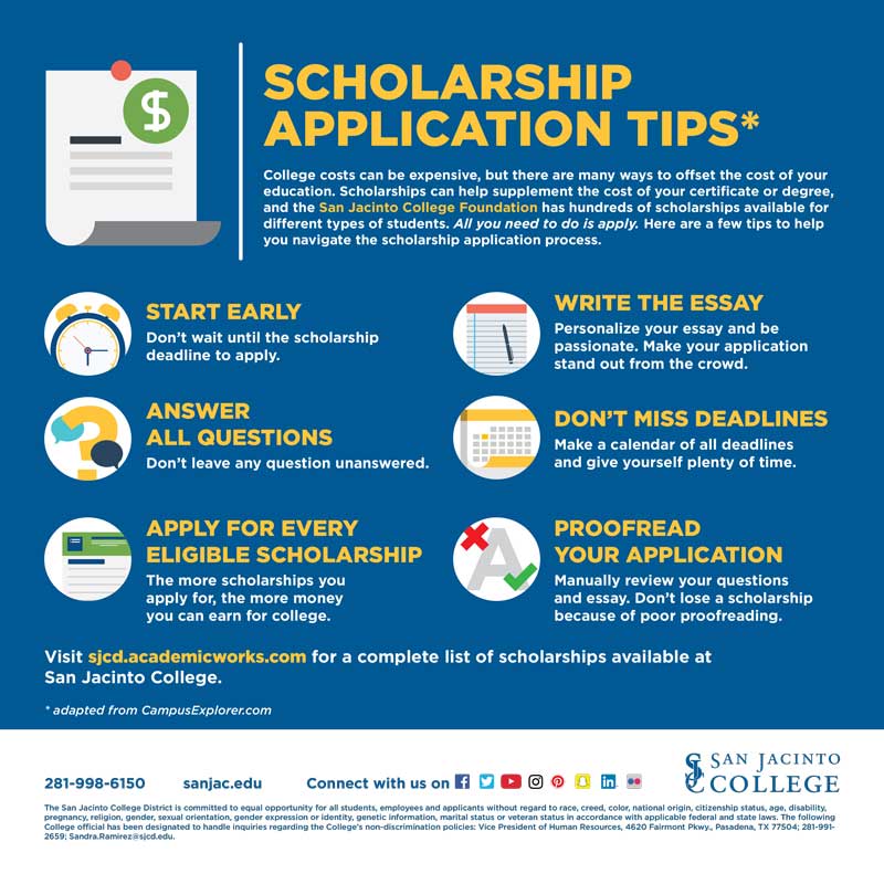Scholarship Application Tips : Spring/Summer 2018, Volume 1 – Issue 32