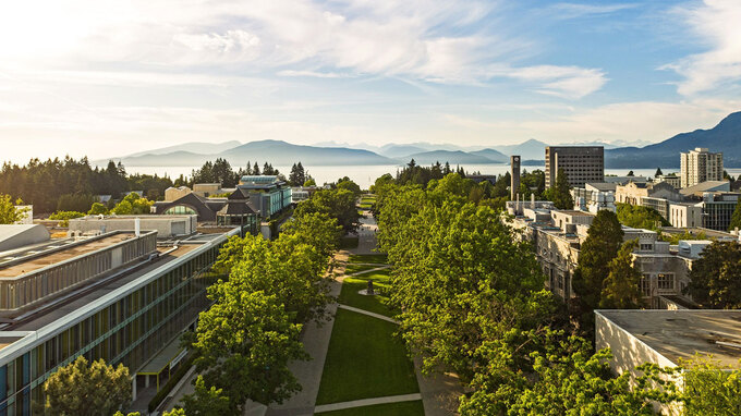 Khuôn viên University of British Columbia (UBC). Ảnh: UBC.